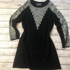 Paper Crane Art Deco sweater dress large